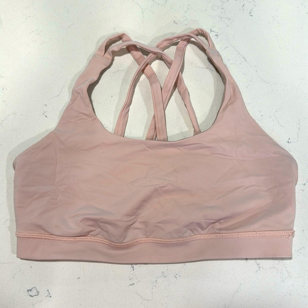 Lululemon Energy Bra - GUC Size 8 Pink